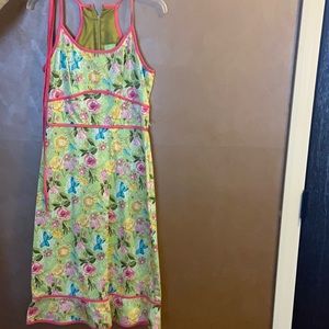 Citrine women’s floral mid length dress